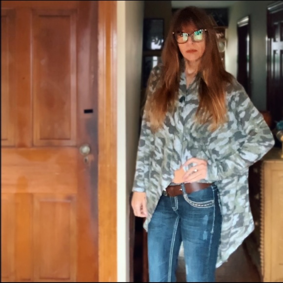 Bat Wing Asymmetrical Top - Picture 9 of 16